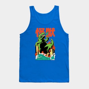 Japanese Style Kaiju Monster Manga Tank Top